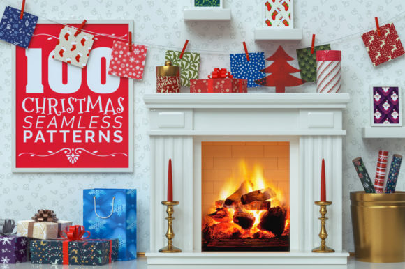 100 Christmas Seamless Patterns: A Creative Resource for Holiday Design