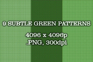 9 Subtle Green Patterns for Modern Design Needs