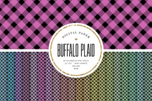 Dark Buffalo Plaid Seamless Patterns: A Versatile Resource for Designers and Creators