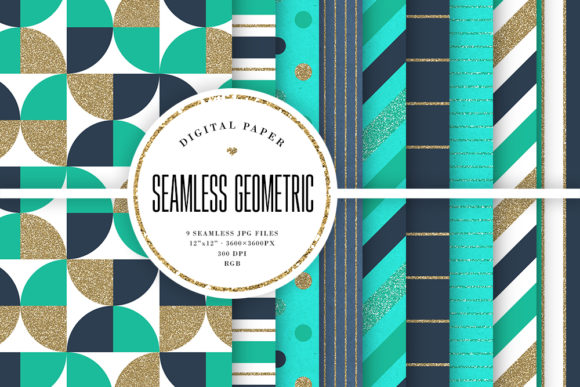 Glitter Geometric Seamless Patterns: A Guide to Choosing and Using Them Effectively