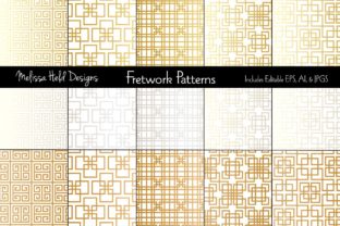 Metallic Fretwork Patterns
