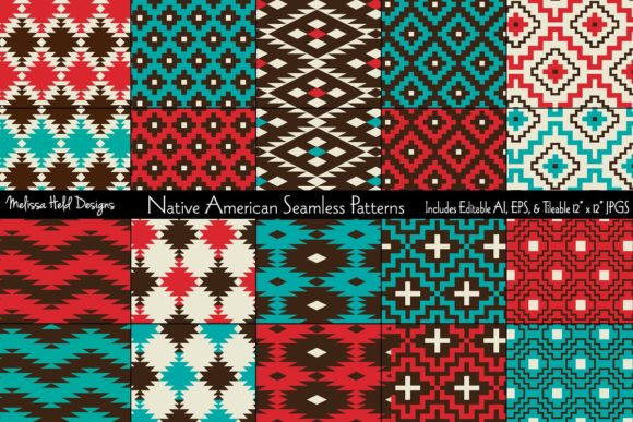Native American Seamless Patterns