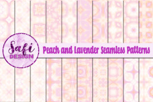 Peach and Lavender Seamless Patterns: A Versatile Design Resource for Creatives