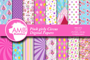 Pink Circus Patterns: A Creative Resource for Design Enthusiasts