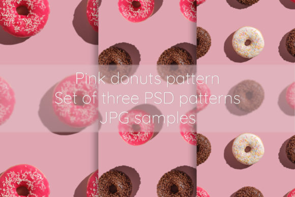 Pink Donut Patterns: A Creative Resource for Designers and Artists