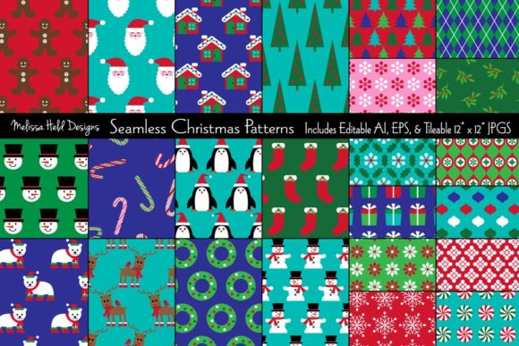 Seamless Christmas Patterns