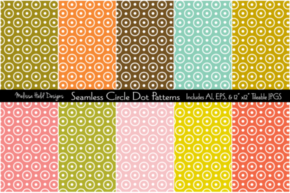 Seamless Circle Dot Patterns: A Creative Resource for Designers and Crafters