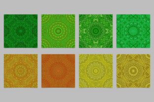 Seamless Floral Mandala Patterns