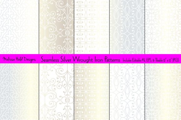 Silver Wrought Iron Patterns